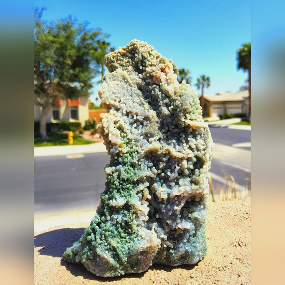 Beautiful Large Multi-hued Grape Agate Wave Shaped Freeform - Picture 2 of 14